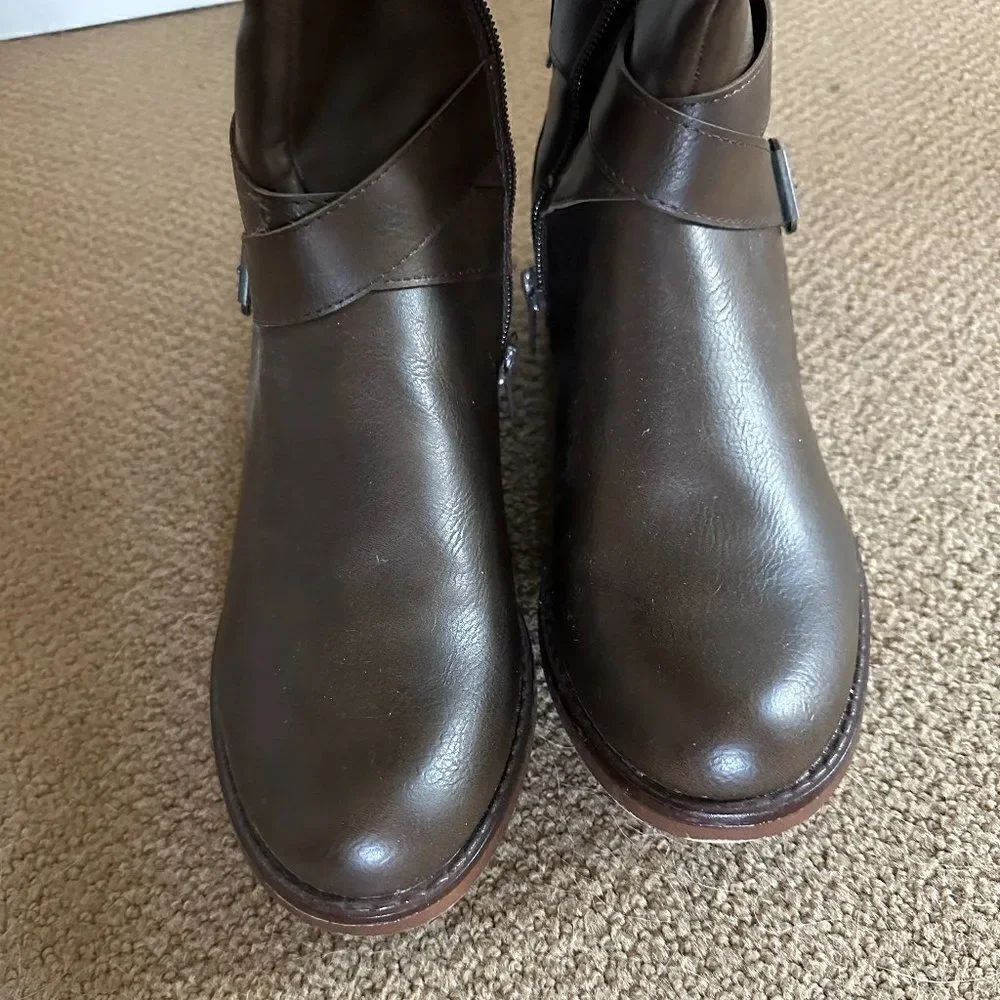 Brown Leather Boots